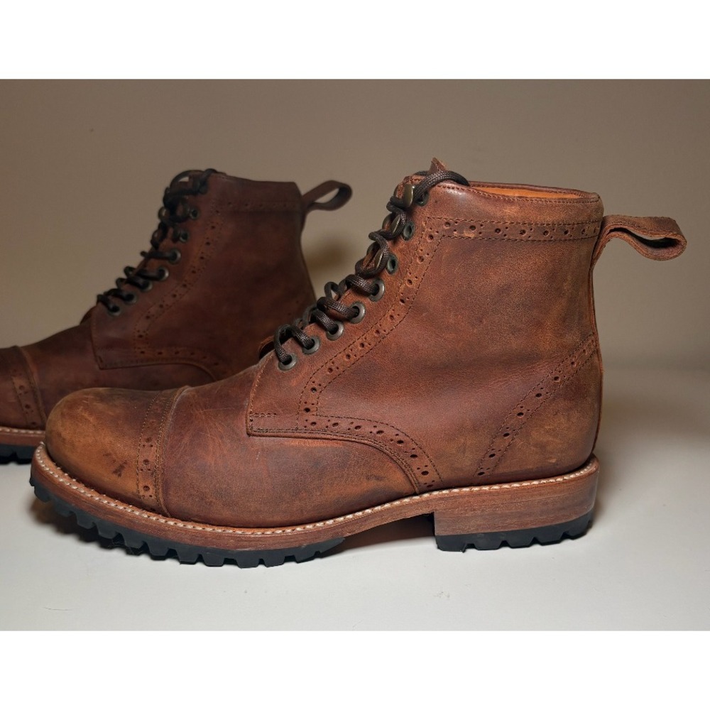 Men's Wilcox Boots | Good Year Welt Boots | Brown | Size 8.5